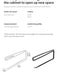 Under-Cabinet Paper Roll Holder – No‑Drill Towel & Cling Film Rack (White/Black)