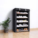 6/8/10-Layer Dustproof Shoe Cabinet Organiser — Non-woven, Space-saving