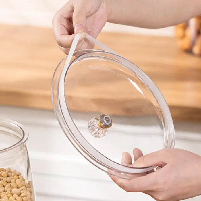 Multi‑functional Lidded Storage Jar — 2.2L to 18L Clear Acrylic