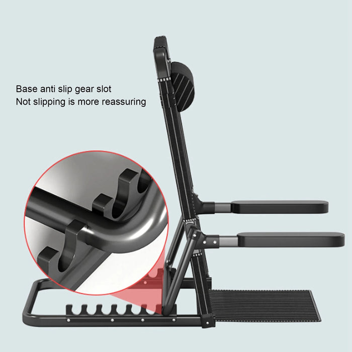 Adjustable Lifting Bed Backrest Floor Chair with Head Pillow — 6‑Position Anti‑Slip
