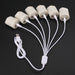 USB Rechargeable Flameless Tea Lights with Remote & Timer – 6 Pack Warm White