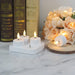 Rechargeable Flameless LED Tea Lights with Remote & Timer — 3D Flicker