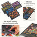 Foldable Puzzle Storage Table — 6-Drawer Organiser with Felt Top