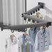 Retractable Wall-Mounted Clothes Hanger — Aluminium Folding Drying Rack