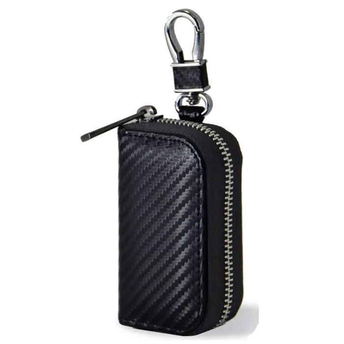 Faraday Key Fob Signal Blocking Pouch – PU Leather RFID Guard