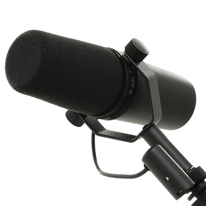 SM7B Cardioid Dynamic Microphone — Selectable Frequency Response for Studio & Podcasting