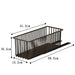 Pull-Out Cabinet Organiser – 2 Pack Carbon Steel Sliding Pantry Drawers