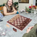 3-in-1 Wooden Chess, Checkers & Backgammon Set — Foldable 29 x 29cm Board