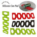 Silicone Fridge Can & Bottle Rack Mat — 1 or 2 Pack (Red, Green, Black)