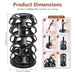 40-Capsule Rotating Coffee Pod Organiser – 360° Turntable, Space-Saving