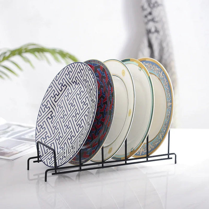Iron Art Multi-Layer Kitchen Rack — Space-Saving Cutting Board & Lid Organiser