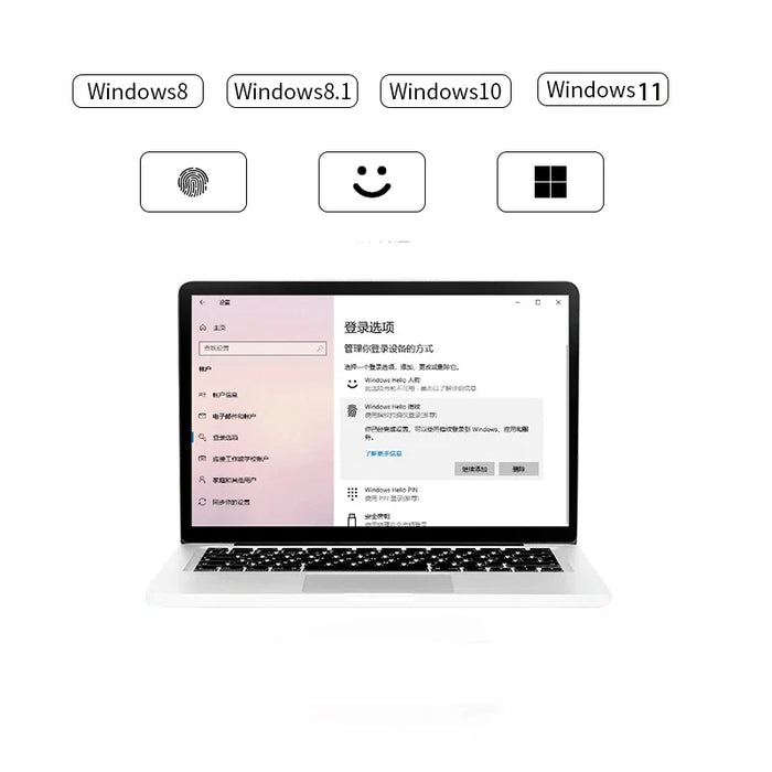 U8 USB Fingerprint Reader — Windows Hello Dongle for Windows 8, 8.1, 10 & 11