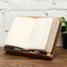 Bamboo Adjustable Book Stand – Portable Folding Book & Cookbook Holder 28×20cm