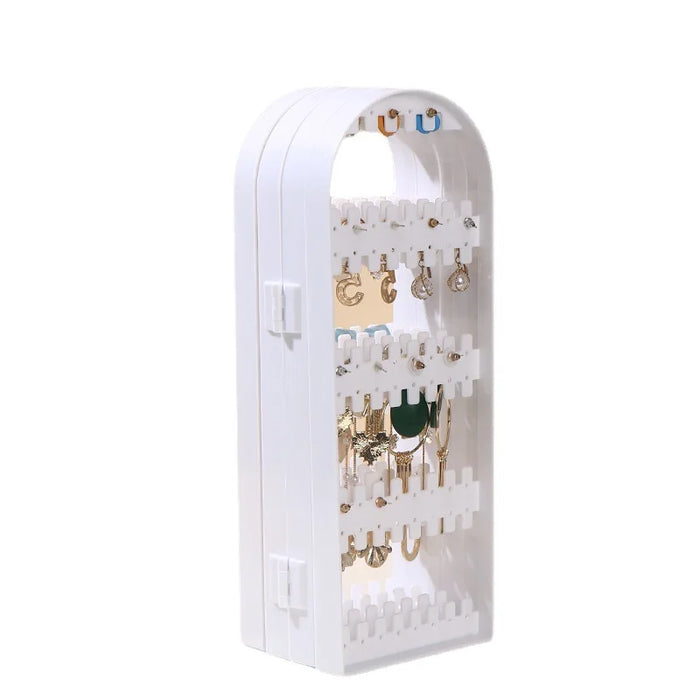 Screen Jewellery Display Rack – Plastic Earring & Jewellery Stand, 28×10cm