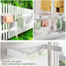 Wall-mounted Foldaway Drying Rack — 80cm (5 rods) or 100cm (6 rods)