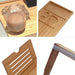 Bamboo Bathtub Caddy Tray – Extendable Spa Tray with Book, Wine and Tablet Holder