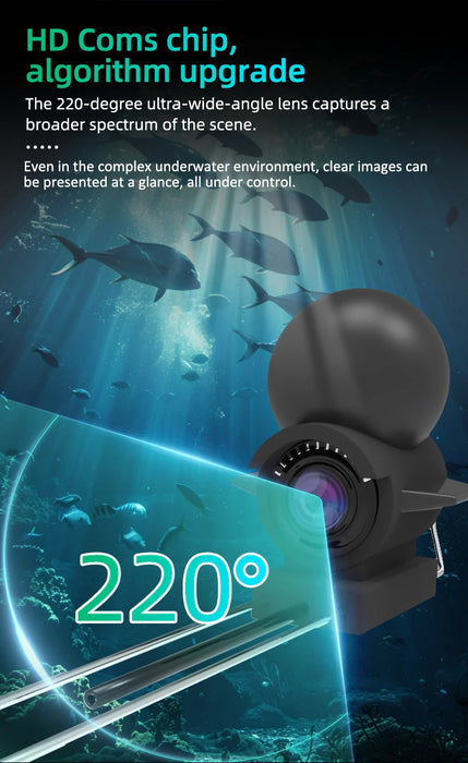 Handheld 1080P 4.3-inch Fishing Finder Camera with Night Vision