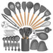 36-piece Silicone Cooking Utensil Set with Holder