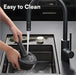 Premium Solid Granite Mortar & Pestle 16cm — Non‑Slip Stone Grinder