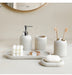 5‑Piece Bathroom Accessory Set — Dispenser, Toothbrush Holder, Tumbler, Tray & Soap Dish (Beige or Grey)