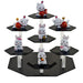Hexagonal Acrylic Display Stand – Multi-Tier Storage for Jewellery, Cosmetics & Collectibles