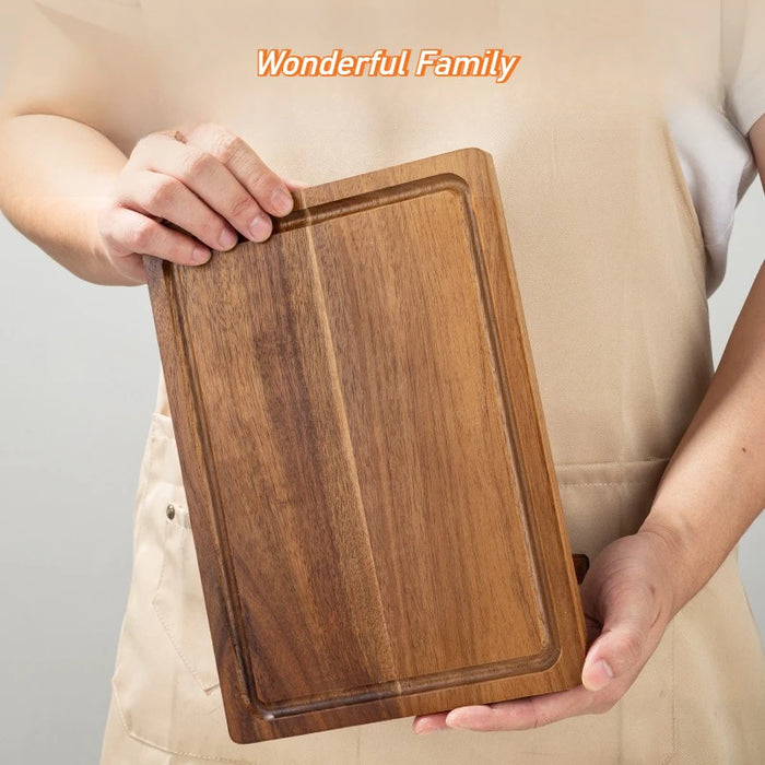 Wooden Cutting Board – Beech or Walnut Chopping Block, Small / Middle / Big