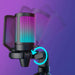 USB Condenser Gaming Microphone A6V — RGB, Pop Filter & Shock Mount