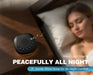 White Noise Machine — 20 Soothing Sounds, Night Light Timer, USB-C Rechargeable, Portable with Lanyard