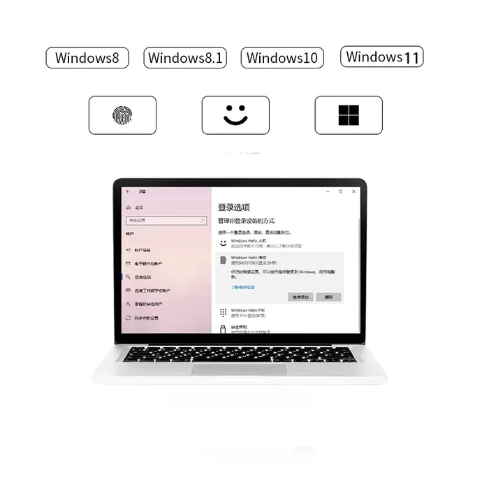 U8 USB Fingerprint Reader — Windows Hello Dongle for Windows 8, 8.1, 10 & 11