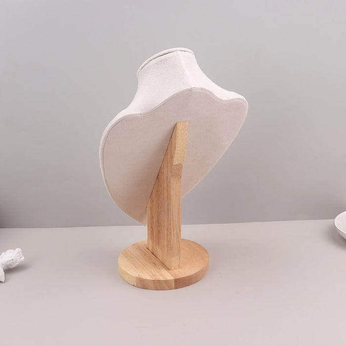 Velvet Necklace Display Bust — Pendant & Jewellery Mannequin Stand