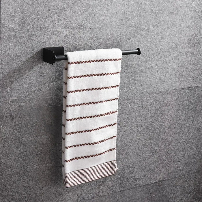 Self-Adhesive Punch-Free Toilet & Towel Roll Holder, Stainless Steel Wall Mount