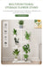 Iron Plant Stand – 4/5/6-Tier Flowerpot Organiser, Black or White
