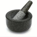 Polished Granite Mortar and Pestle for Herbs, Salsa & Avocado (3.74 x 1.97in)