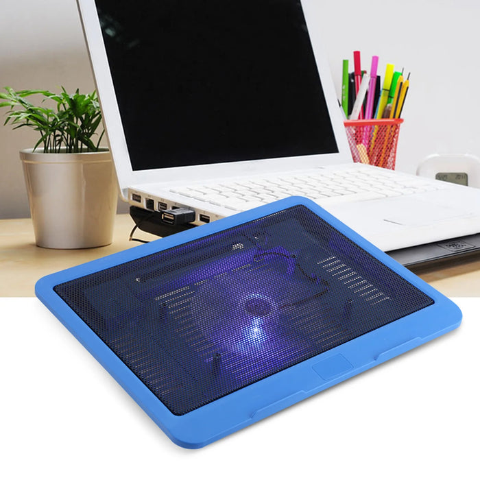 Laptop Cooling Pad with 130mm Fan, USB Powered — For 14-inch and Below
