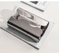 Stainless Steel Tissue Box — Irregular Pull-Paper Dispenser (Silver)