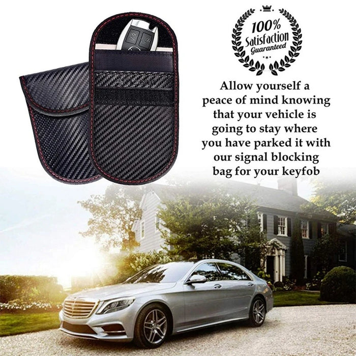 Faraday Key Fob Pouch — RFID & Keyless Signal-Blocking Bag