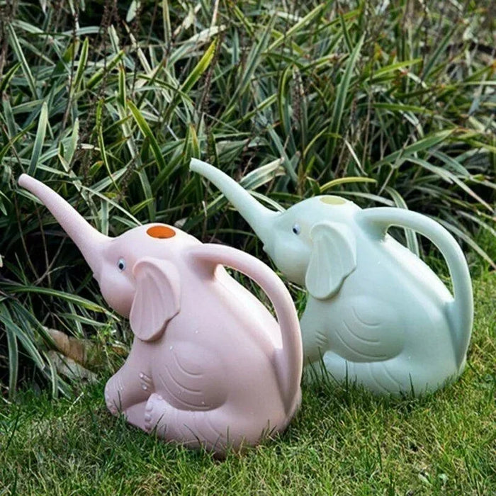 Elephant-Shaped PP Watering Can – 30 × 12 × 18 cm, Blue / Pink / Green