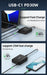 100W GaN USB‑C PD Fast Charger – Quick Charge 4.0/3.0 Desktop Station for iPhone 17 Pro Max