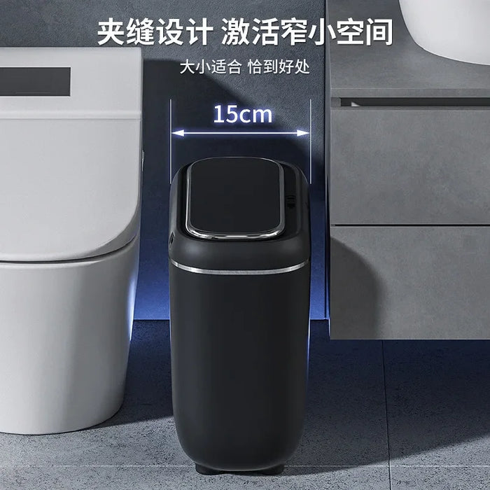 14L Touchless Sensor Bin – Waterproof Automatic Kitchen & Bathroom Bin