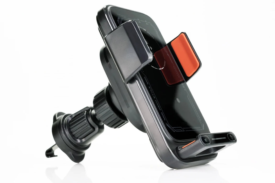 15W Car Phone Charger & Holder — Auto‑Sensing Vent Mount with One‑Touch Release