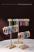 Solid Wood Jewellery Display Stand with Wooden Base – Bracelet, Necklace & Hairband Rack