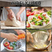 5-Piece Stainless Steel Nesting Mixing Bowl Set — 5 Sizes for Cooking, Baking & Storage