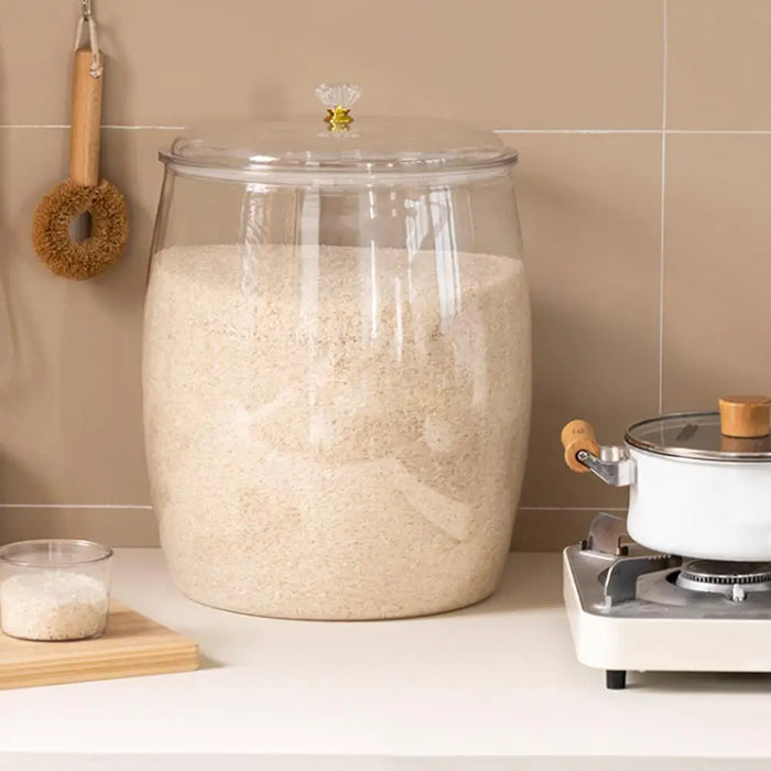 Multi‑functional Lidded Storage Jar — 2.2L to 18L Clear Acrylic