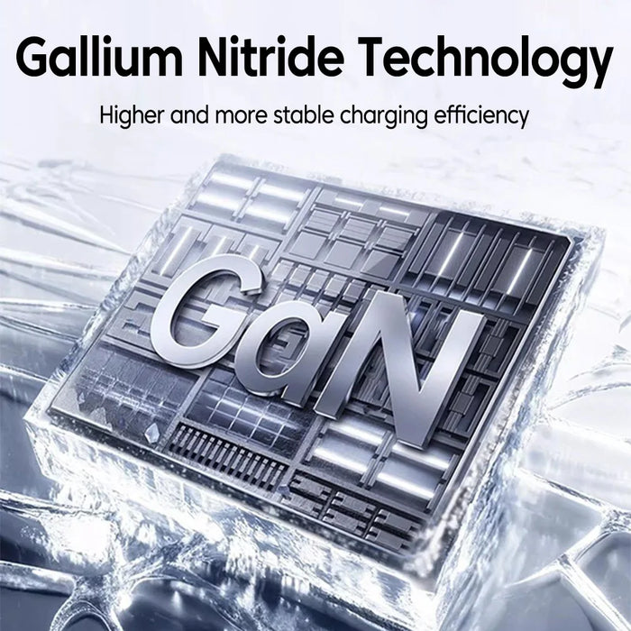 45W USB‑C PD GaN Fast Charger with AI Touch Screen — for iPhone 17/16/15, Samsung, Xiaomi, Huawei