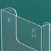 Acrylic Wall-Mounted Brochure Holder - A4/A5 Clear Flyer & Pamphlet Display