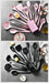 15-Piece Khaki Silicone Kitchen Utensil Set — Food-Grade Cookware Tools