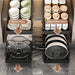 Pull-Out Pots & Pans Organiser — Sliding Lid Holder & 8-Compartment Kitchen Rack (White/Black)