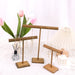 Wooden Jewellery T-Bar Bracelet Display Stand - Desktop Rack for Bracelets & Watches (S/M/L/3pcs)
