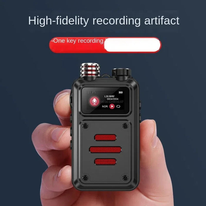 Mini Professional Digital Voice Recorder — 32GB–128GB, DSP Noise Reduction, VAD, MP3/WAV