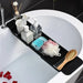 Extendable Bathtub Shelf – Retractable Bath Tray & Towel Holder (Black or White)